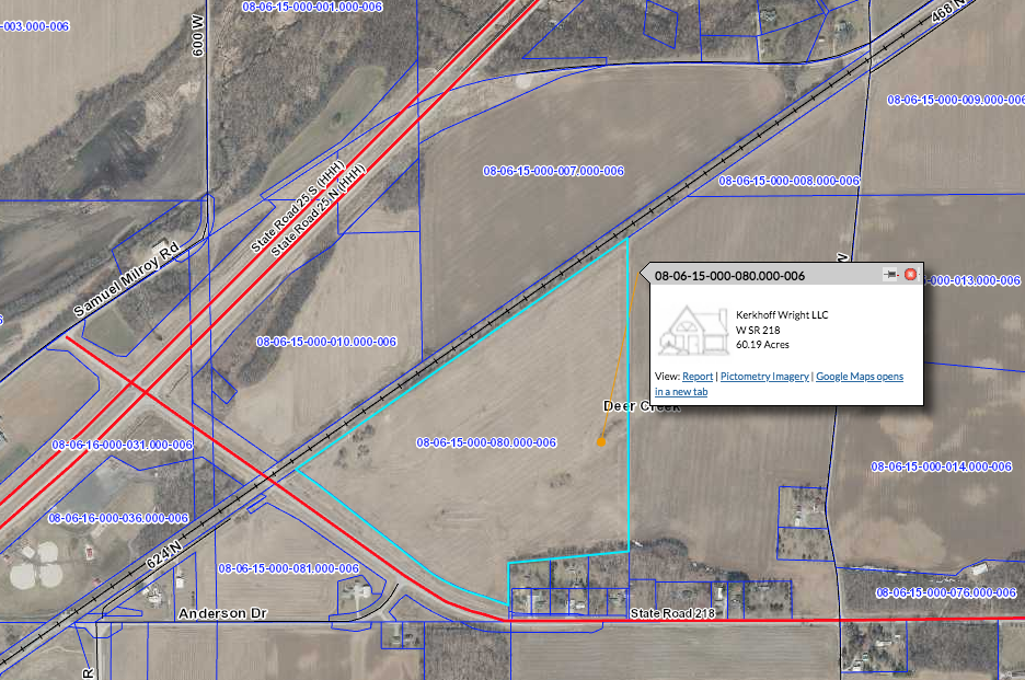 Aerial Map 500